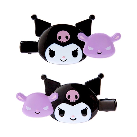 Sanrio Kuromi Hair Clips, Set of 2 - Picture 4 of 7